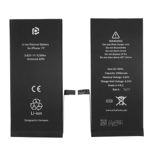 Baterija za Apple iPhone 7 Plus, 2900 mAh, vključen trak za pritrditev