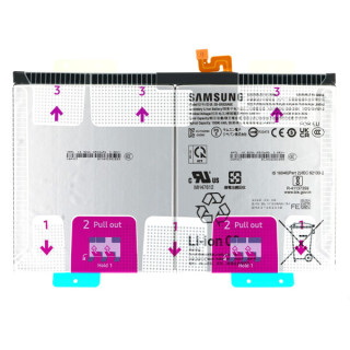 Baterija za Samsung Galaxy Tab S10 FE+ / SM-X620 / SM-X626, originalna, 10090 mAh