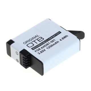 Baterija za GoPro Hero 5 / Hero 6 / Hero 7 / Hero 8, 1250 mAh