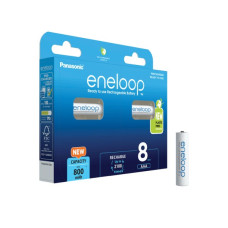 Panasonic Eneloop baterija AAA, 8 kos