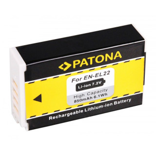 Baterija EN-EL22 za Nikon 1 J4 / Nikon 1 S2, 850 mAh