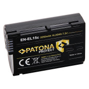 Baterija EN-EL15B / EN-EL15C za Nikon Z5 / Z6 / Z7, 2250 mAh