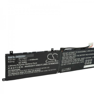 Baterija za MSI GP66 / GP76 / Leopard 10UG, 4100 mAh