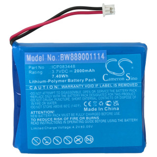 Baterija za Midland TecTalk Float, 2000 mAh