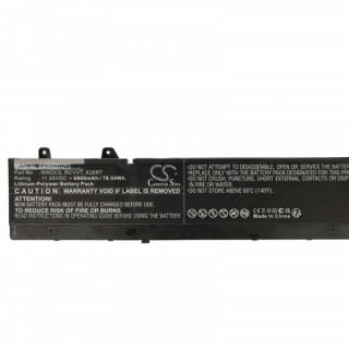 Baterija za Dell Precision 7670, 6800 mAh