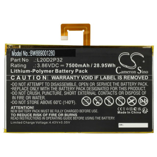 Baterija za Lenovo Tab P11 / Tab P11 Plus / Tab P11 5G / Tab M10+ 3.Gen / Tab+ version 1, 7500 mAh