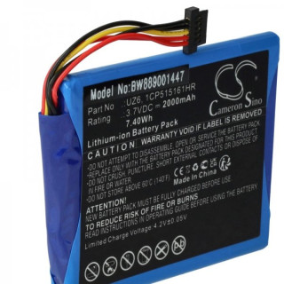 Baterija za TomTom Pro 8270 / 8275, 2000 mAh Baterija za TomTom Pro 8270 / 8275, 2000 mAh