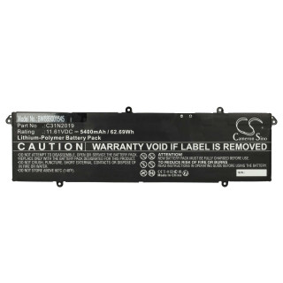 Baterija za Asus VivoBook Pro 14 / Pro 14X / Pro 15, C31N2019, 5400 mAh
