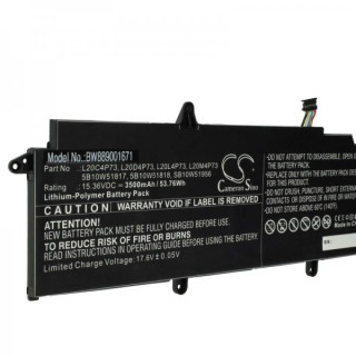 Baterija za Lenovo Thinkpad X13 Gen 2, 3500 mAh