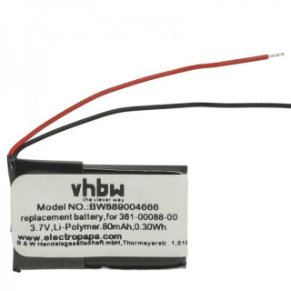 Baterija za Garmin VivoSmart HR / Approach X40, 80 mAh Baterija za Garmin VivoSmart HR / Approach X40, 80 mAh