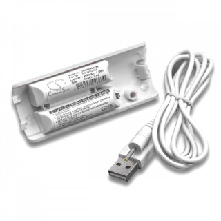 Baterija za Nintendo Wii Remote Controller, bela, 400 mAh