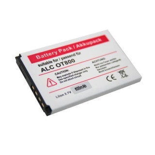 Baterija za Alcatel OT-800 / OT-802 / OT-808, 700 mAh Baterija za Alcatel OT-800 / OT-802 / OT-808, 700 mAh