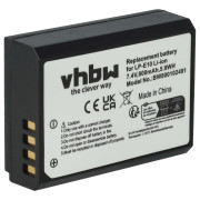 Baterija LP-E10 za Canon EOS 1100 / EOS 1100D / Kiss X50, 800 mAh