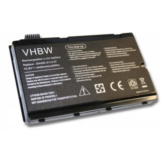 Baterija za Fujitsu Siemens Amilo PI3525 / PI3540, črna, 4400 mAh