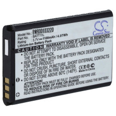 Baterija za Midland XTC300 / XTC350, 1100 mAh Baterija za Midland XTC300 / XTC350, 1100 mAh
