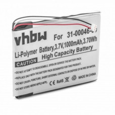 Baterija za Garmin Nüvi 3400 / 3450 / 3550 / 3750, 1000 mAh