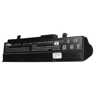 Baterija za Asus Eee PC 1011 / 1015 / 1016, črna, 6600 mAh Baterija za Asus Eee PC 1011 / 1015 / 1016, črna, 6600 mAh
