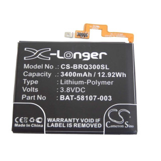 Baterija za Blackberry Passport / Q30, 3400 mAh