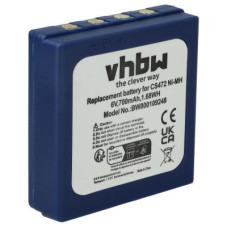 Baterija za HBC Radiomatic BA222060 / BA203060, modra, 700 mAh