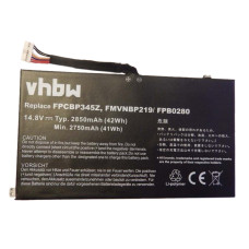 Baterija za Fujitsu Siemens Lifebook UH572, 2850 mAh