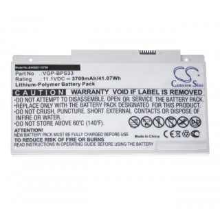 Baterija za Sony Vaio VGP-BPS33, 3700 mAh Baterija za Sony Vaio VGP-BPS33, 3700 mAh