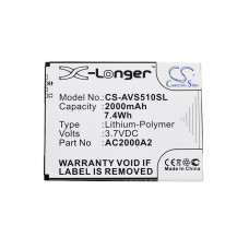 Baterija za Archos 50c Oxygen, 2000 mAh Baterija za Archos 50c Oxygen, 2000 mAh