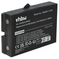 Baterija za Danfoss T71 / T72, 2303692, 600 mAh