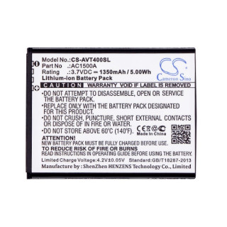 Baterija za Archos 40 Titanium, 1350 mAh