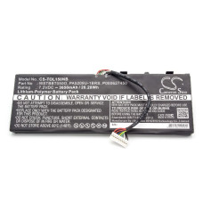 Baterija za Toshiba Satellite L10T / L10W / L15W, 3650 mAh Baterija za Toshiba Satellite L10T / L10W / L15W, 3650 mAh