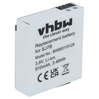 Baterija SJ7B za SJCam SJ7 Star, 910 mAh