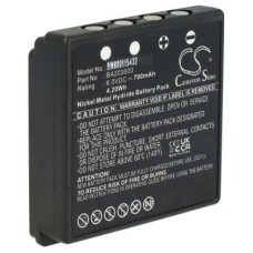 Baterija za HBC Radiomatic BA209061 / BA203060, črna, 700 mAh