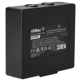 Baterija za Abitron Mini / Hetronic FBH300 / Komatsu FBH300, 68300600, 2000 mAh