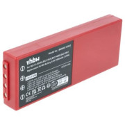 Baterija za HBC Radiomatic BA210040 / BA211060, rdeča, 2000 mAh