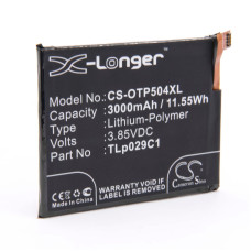Baterija za Alcatel A30 Fierce / OT-5049S, 3000 mAh Baterija za Alcatel A30 Fierce / OT-5049S, 3000 mAh