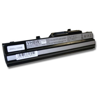 Baterija za Medion Akoya E1210 / MSI Wind U100 / LG X110, črna, 4400 mAh