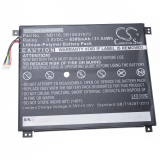 Baterija za Lenovo IdeaPad 100S-11IBY, 8300 mAh