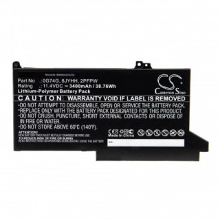 Baterija za Dell Latitude 12 7280 / 12 7480 / 12 5300, 3400 mAh