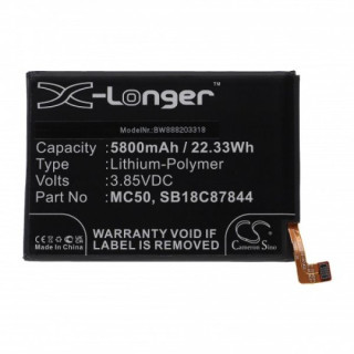 Baterija za Lenovo K12 Pro / Motorola G9 Power / Nokia G60 5G, MC50, 5800 mAh