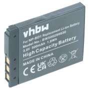 Baterija NP-BD1 za Sony Cybershot DSC-T2 / DSC-T900 / DSC-TX1, 500 mAh Baterija NP-BD1 za Sony Cybershot DSC-T2 / DSC-T900 / DSC-TX1, 500 mAh