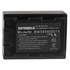 Baterija IA-BP210E za Samsung HMX-S10 / HMX-H200 / SMX-F40, 2000 mAh