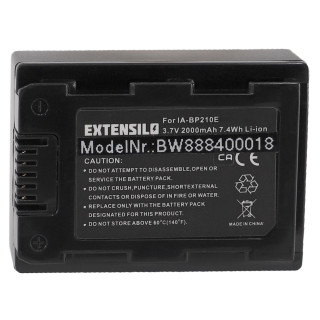 Baterija IA-BP210E za Samsung HMX-S10 / HMX-H200 / SMX-F40, 2000 mAh Baterija IA-BP210E za Samsung HMX-S10 / HMX-H200 / SMX-F40, 2000 mAh