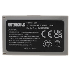 Baterija NP-200 za Minolta Dimage X / Xg / Xi / Xt / Z, 800 mAh Baterija NP-200 za Minolta Dimage X / Xg / Xi / Xt / Z, 800 mAh
