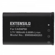 Baterija NP-90 za Casio Exilim EX-H10 / EX-H15 / EX-H20G / EX-FH100, 1800 mAh