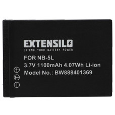 Baterija NB-5L za Canon PowerShot S100 / IXUS 950, 1100 mAh