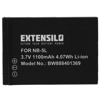 Baterija NB-5L za Canon PowerShot S100 / IXUS 950, 1100 mAh Baterija NB-5L za Canon PowerShot S100 / IXUS 950, 1100 mAh