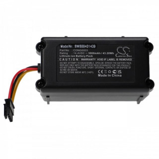 Baterija za Proscenic 780T / 790T / Vileda VR302, z ohišjem, 3000 mAh