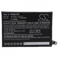 Baterija za OnePlus Nord 2 5G / Nord 2T, BLP861, 2200 mAh Baterija za OnePlus Nord 2 5G / Nord 2T, BLP861, 2200 mAh