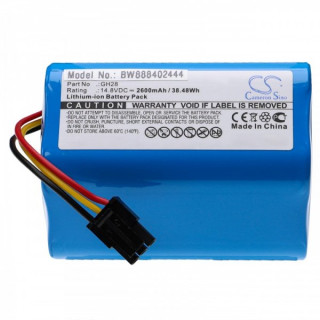 Baterija za Liectroux Q7000 / Q8000, 2600 mAh Baterija za Liectroux Q7000 / Q8000, 2600 mAh