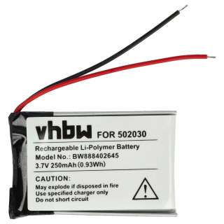 Baterija za Bosch Intuvia, 250 mAh 