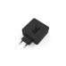 Polnilec za naprave s priključkom USB-C, s kablom USB-C, 60W